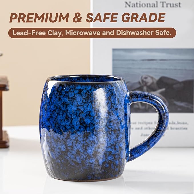 Cosmic Nebula Ceramic Coffee Mug - 21 oz Large Coffee Cup