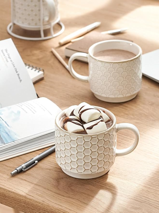 LE TAUCI Stackable Coffee Mugs Set