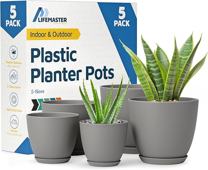 Planter Pots with Drainage Holes