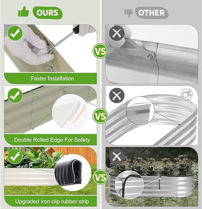 Galvanized Raised Garden Bed
