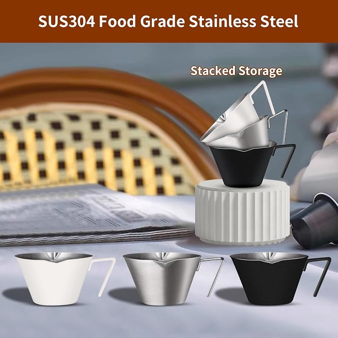1 Pc Stainless Steel Espresso Shot Cup