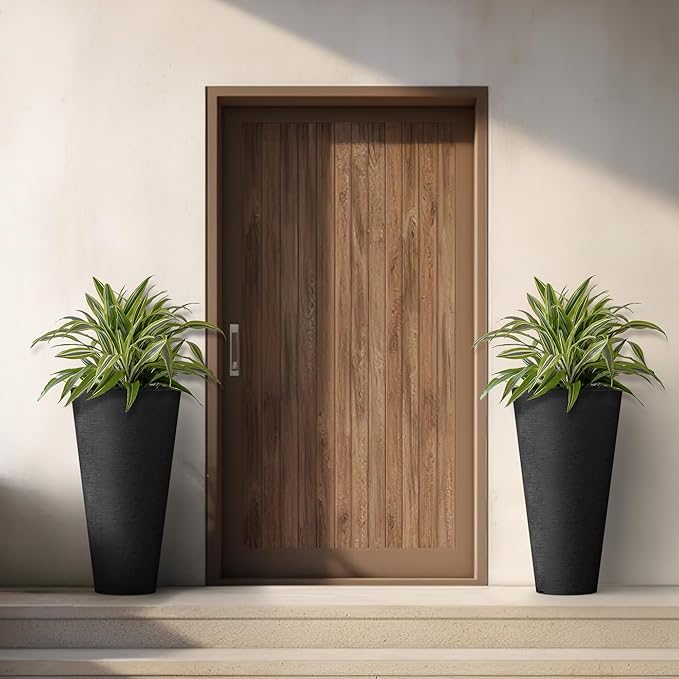 Kante Tall Round Planter Set of 2