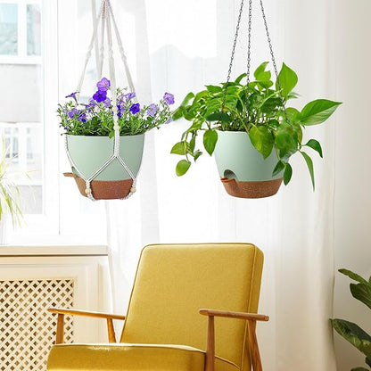 10 inch Self Watering Hanging Planters