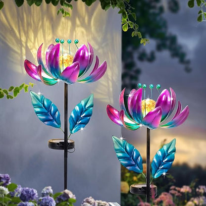 Outdoor Garden Decor Solar Spinners Lights