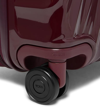 TUMI - 19 Degree International Expandable 4 Wheeled Carry-On - Hard Shell Suitcase - 21.8" X 14.0" X 9.0" - Wine