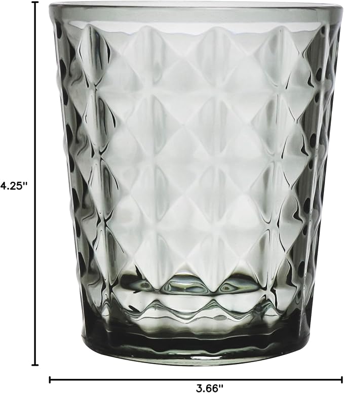 KLIFA- CUPID- 16 ounce, Acrylic Drinking Glasses Tumblers, Stackable Plastic