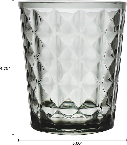 KLIFA- CUPID- 16 ounce, Acrylic Drinking Glasses Tumblers, Stackable Plastic