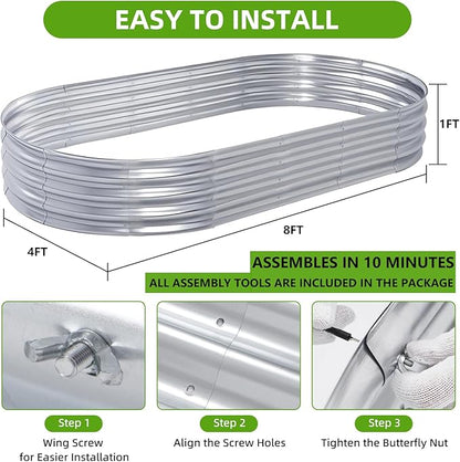 Galvanized Raised Garden Bed, Raised Beds