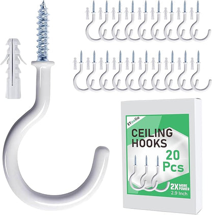 20 Pcs Ceiling Hooks for Hanging Plants