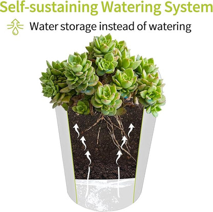 3" Self Watering Pots, 20 Sets Self Watering Planter Pots