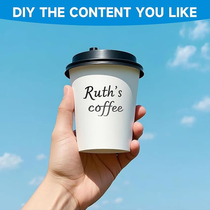 RACETOP Disposable Paper Coffee Cups