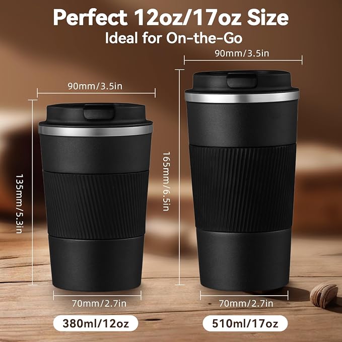 17OZ Travel Coffee Mug Insulated Coffee Cup