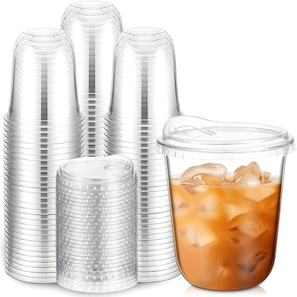 Baderke Clear Plastic Cups