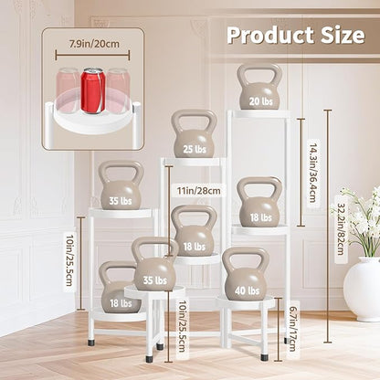 LASZOLA 8 Tiered Folding Tall Plant Stand Indoor