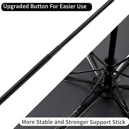 GAOYAING Compact Automatic Travel Umbrella with Case, Mini Small Folding Sun UV, Pocket Purse Umbrella