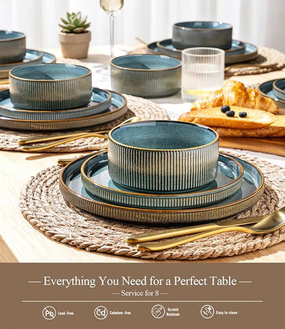 GBHOME Stoneware Dinnerware Sets