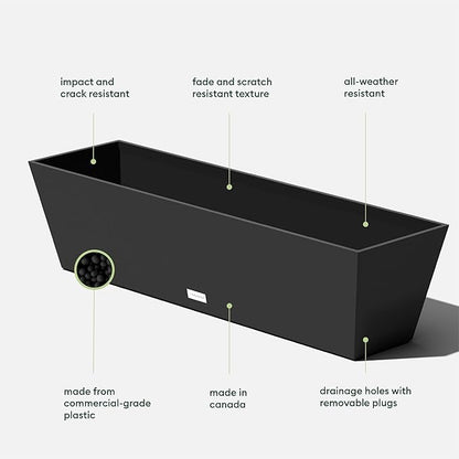 Veradek Pure Series Window Box Planter