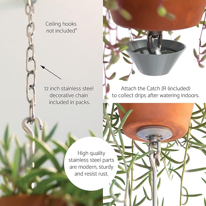 — Three Pack, Pot Hanger Kits + Accessories
