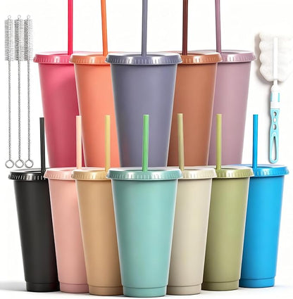 24 oz Reusable Plastic Cups, Custom Cups