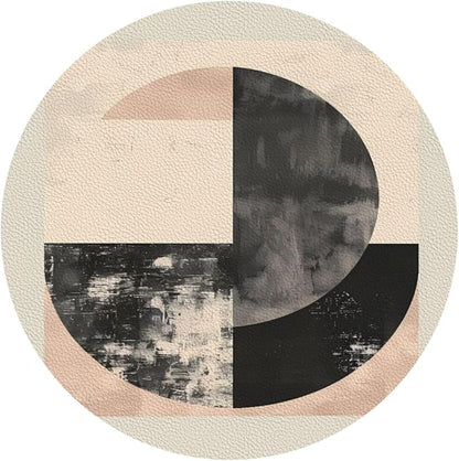 Minimal Abstract Shapes Print Coasters