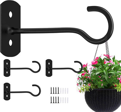 6in Hanging Plant Hooks 4Pack Ceiling Hooks