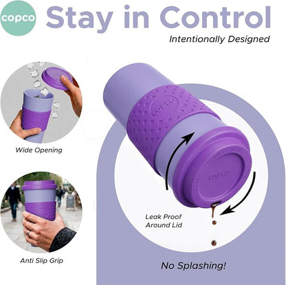 Copco Acadia 16oz Travel Mug, Ergonomic Design, Comfortable Handling