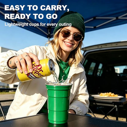 16oz Aluminum Cups Reusable Metal Party Cup