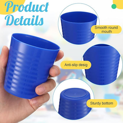 Eccliy 36 Pcs Kids Cups Bulk, 8 oz Plastic Toddler Drinking Cups Unbreakable
