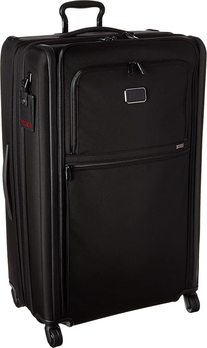 TUMI - Alpha Worldwide Trip Expandable 4-Wheeled Packing Case - Extra Large Design with Zip Expansion Checked Bag - Black