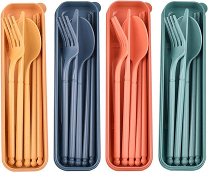 Camping Utensils Set, Reusable Utensils Set