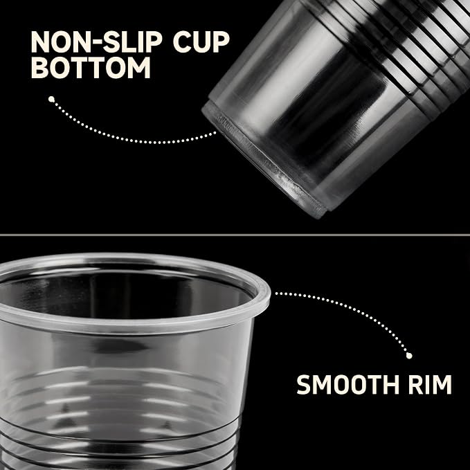 YEEHAW 9 oz Plastic Cups, 500 Pack