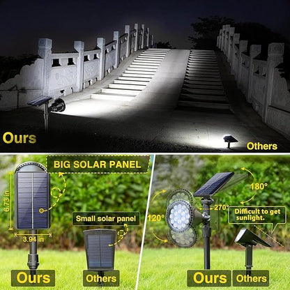 ROSHWEY Solar Spot Lights Outdoor