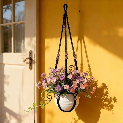 35 Inch Macrame Plant Hanger, Large