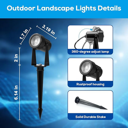 ZYAN Low Voltage Landscape Lights LED Landscape Lighting