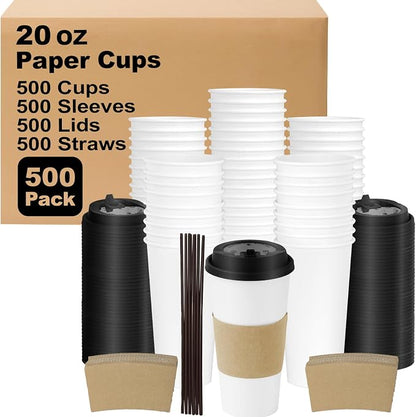 20 oz 500 Pack Coffee Cups