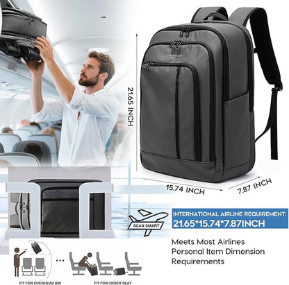 BANGE 28L Everyday Carry Backpack – Fits 15.6 Inch Laptop, Waterproof & Durable Lightweight Pack for Travel, Work, Hiking, and Commuting – Men & Women