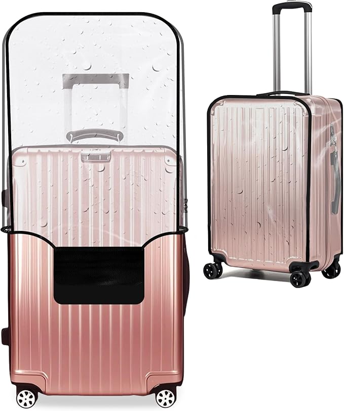 30-inch Luggage Cover Protector Clear PVC Waterproof Suitcase Covers, Travel Luggage sleeves protective Tsa Approved