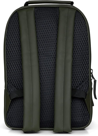 RAINS Large Book Daypack, Backpack, Laptop Bag, Waterproof, 2 Year Warranty, Green