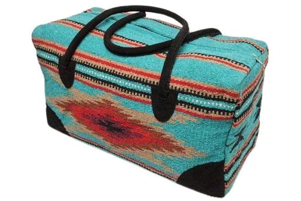 Southwestern Large Weekender Travel Bag Western Duffle Bag Boho Travel Bag (Campos)