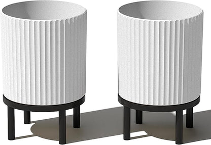 Veradek Demi Series Round Planter w/Stand