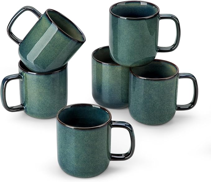 vancasso STARRY Coffee Mugs Set, 12 oz Ceramic Coffee Cups