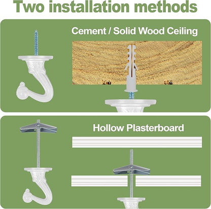 Ceiling Swag Hook Sets