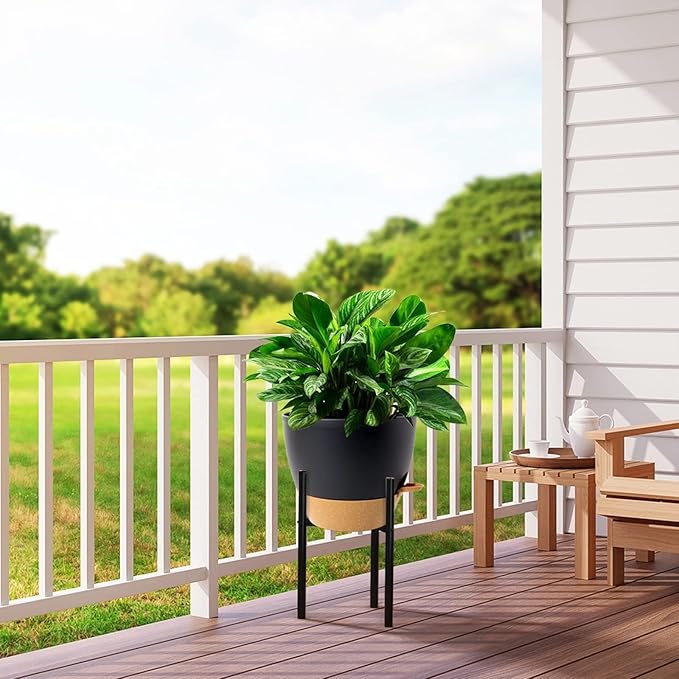 12 inch Large Self Watering Pots, Plastic Planters