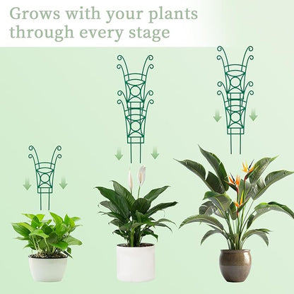 12 Pack Stackable Plant Trellis