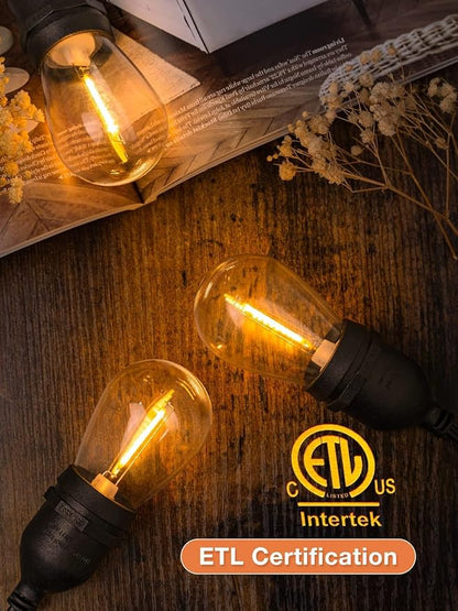 addlon 48FT LED Outdoor String Lights
