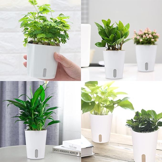 3" Self Watering Pots, 20 Sets Self Watering Planter Pots