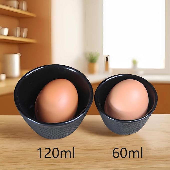 Japanese Cast Iron Tea Cups, Small and Heavy Teacups