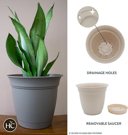 The HC Companies Eclipse Round Planter