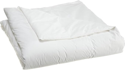 National Allergy Premium 100% Cotton Duvet Comforter Protector - King Size - 106" x 86" - White - Breathable 300 Thread Count Hypoallergenic Cover - Zippered Encasement - Bedding Linen