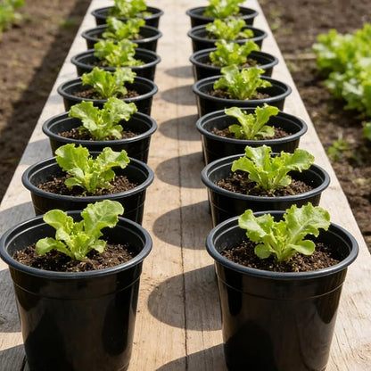 32-Pack 1.5 Gallon Nursery Pots, Thickened Soft Seed Starting Container